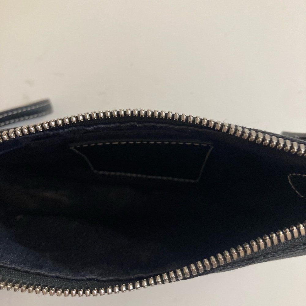 Vintage coach Demi mini handbag in black canvas and leather - Picture 5 of 11